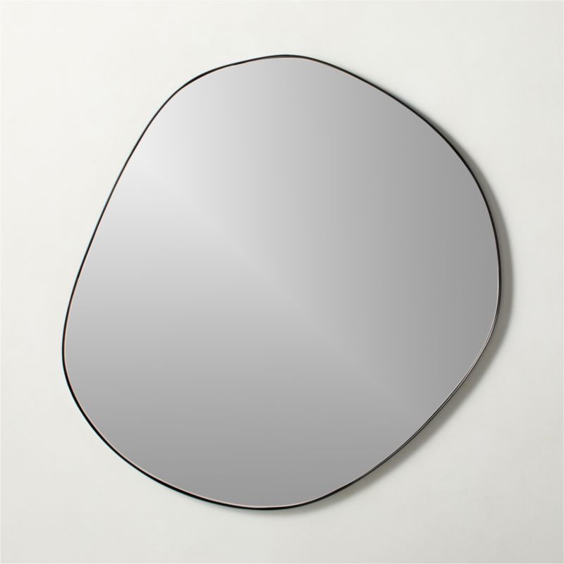 Navone Blackened Brass Wall Mirror 36''x32'' - image 3 of 8