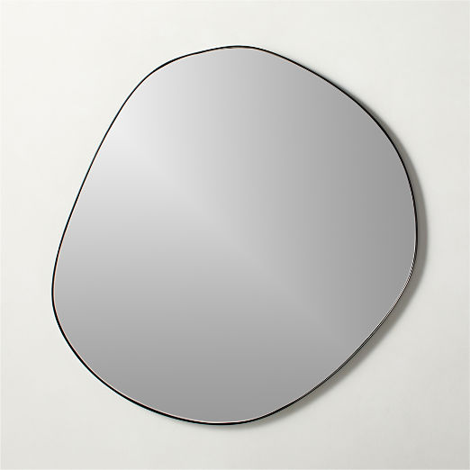 Navone Blackened Brass Wall Mirror 36''x32''