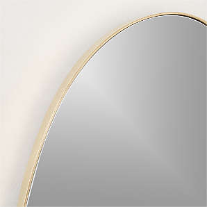 Avari Kivu Oblong Mirror Brushed Brass 800 x 400mm