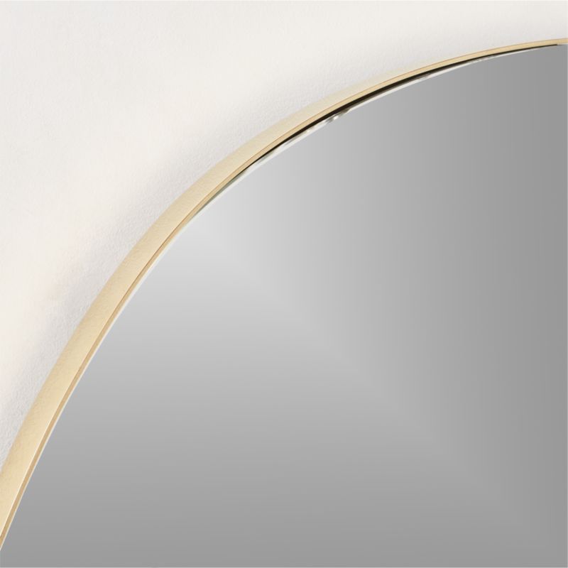 Navone Unlacquered Brass Wall Mirror 36''x32'' - image 5 of 7