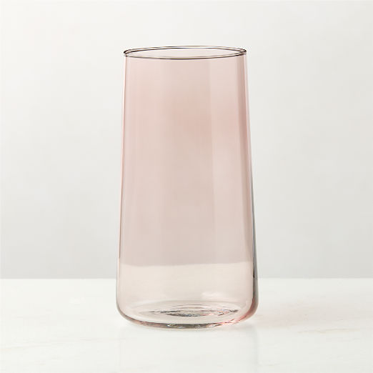 Neat Burgundy Cooler Glass