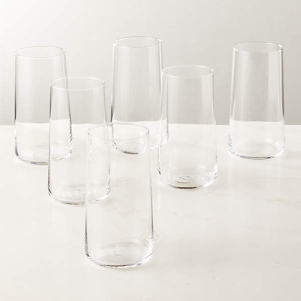 Modern Glassware Set - Clear