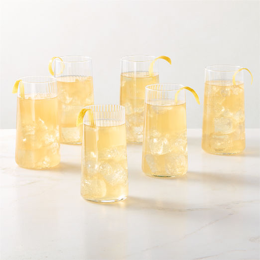 Neat Optic Cooler Glasses Set of 6
