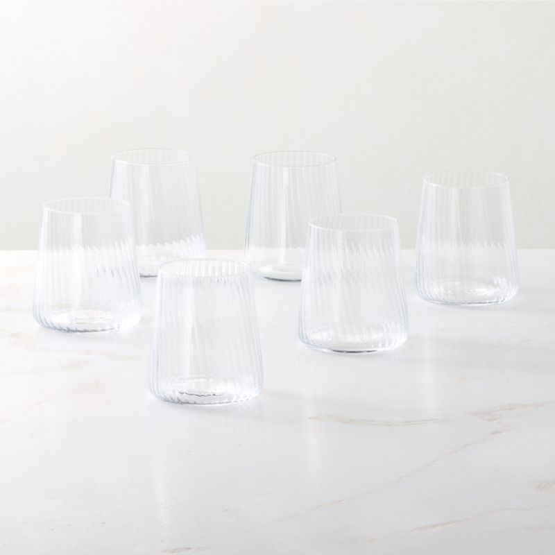 Neat Optic Double Old-Fashioned Glasses Set of 6 - image 2 of 8