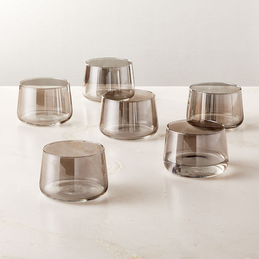 Neat Smoked Tasting Glass Set of 6