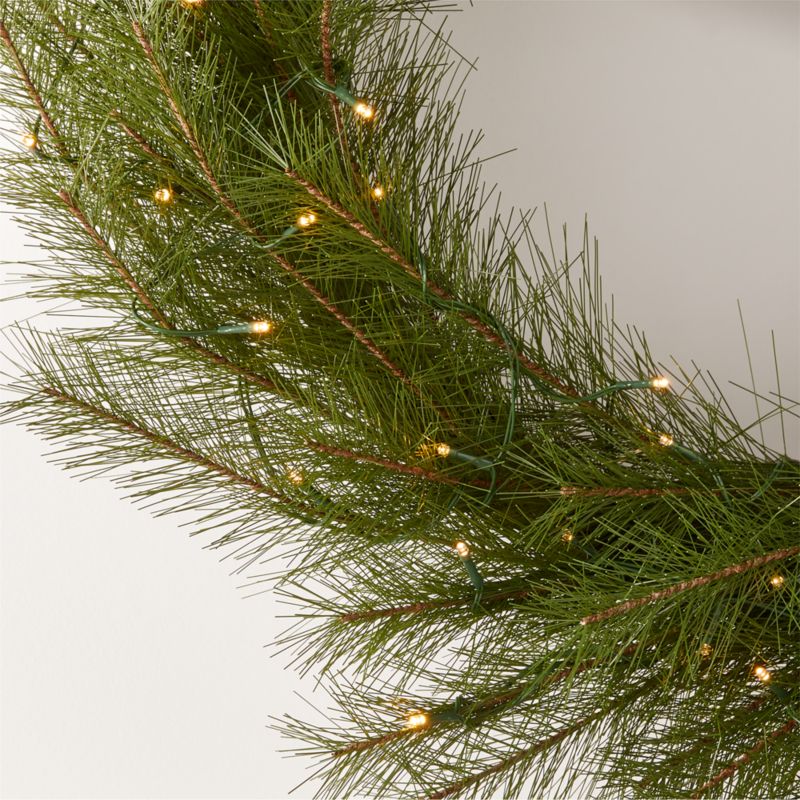 Needle Pine LED Holiday Wreath 36" - image 2 of 4