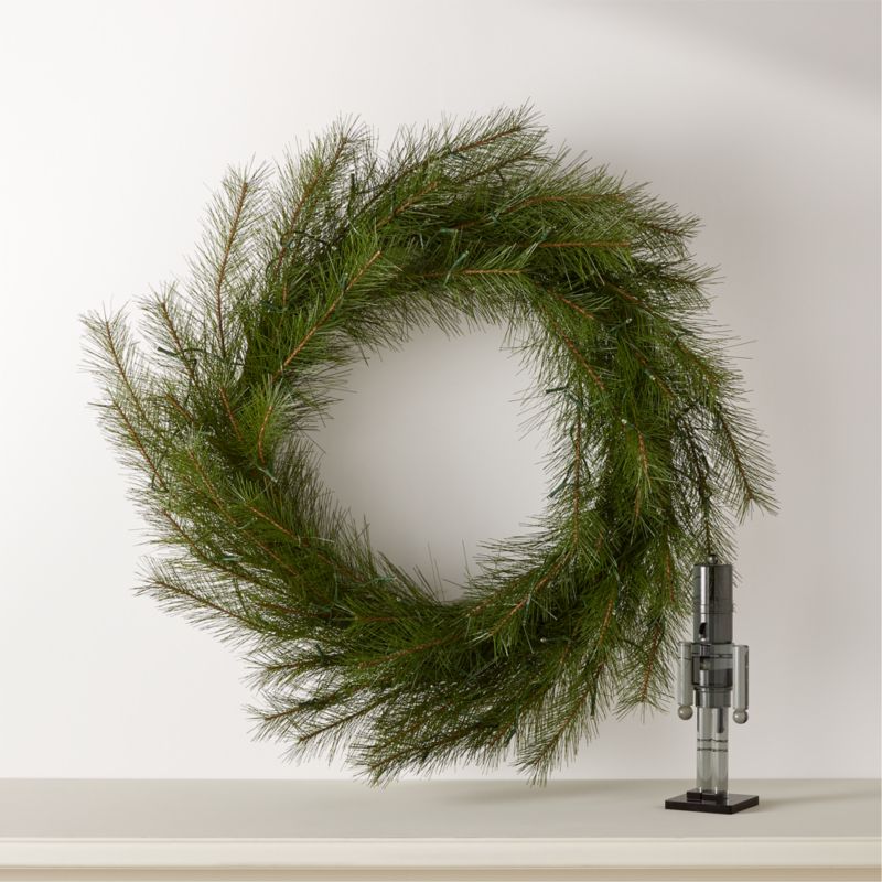 Needle Pine LED Holiday Wreath 36" - image 1 of 4