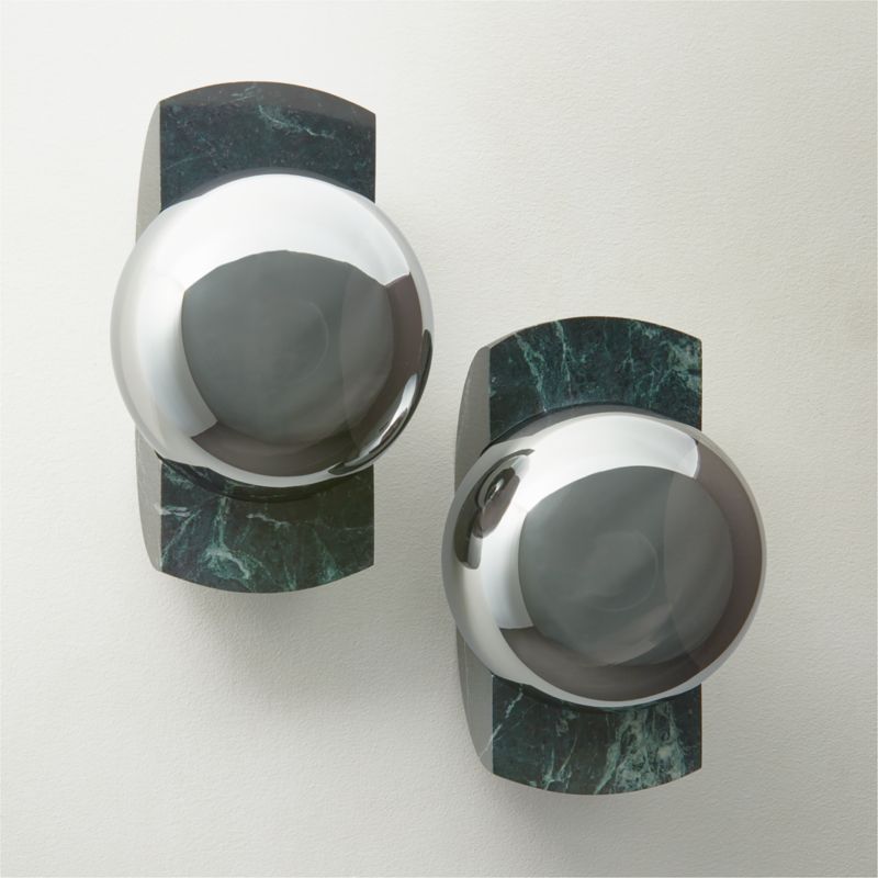 Neptune Green Marble Wall Sconce - image 4 of 7