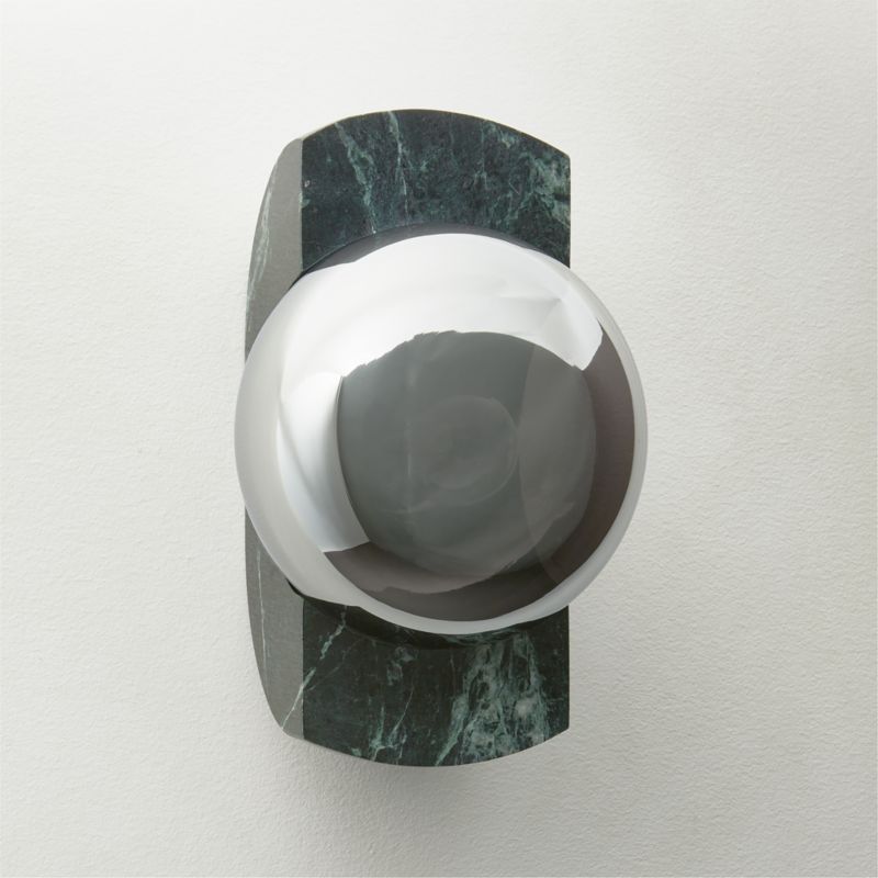 Neptune Green Marble Wall Sconce - image 2 of 7