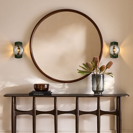 Neptune Green Marble Wall Sconce