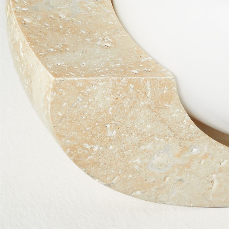 Neptune Travertine Wall Sconce - image 3 of 10