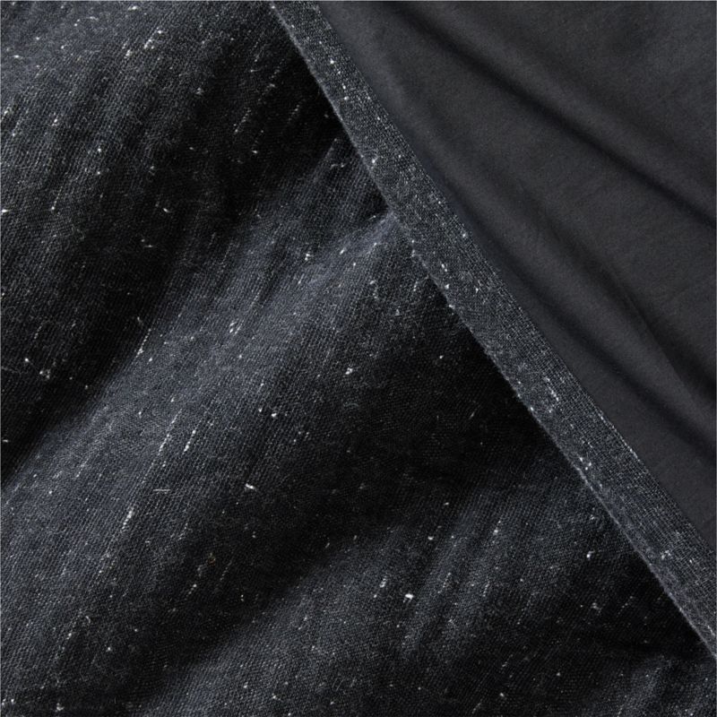 Nett Organic Cotton Black Full/Queen Duvet Cover - image 2 of 4