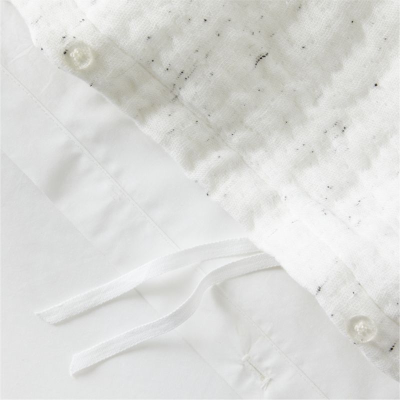 Nett Organic Cotton White Full/Queen Duvet Cover - image 1 of 3