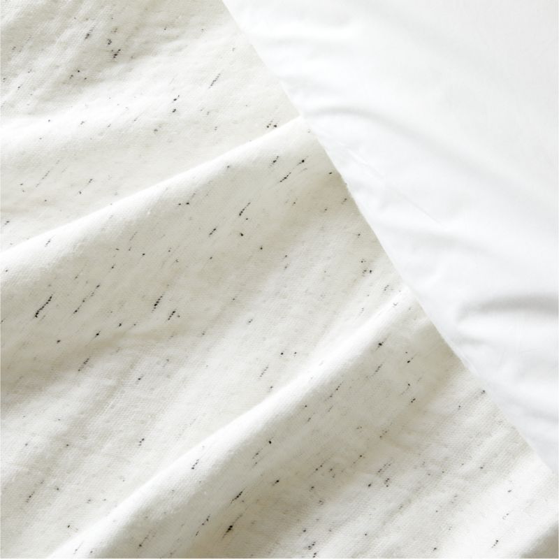 Nett Organic Cotton White Full/Queen Duvet Cover - image 2 of 3