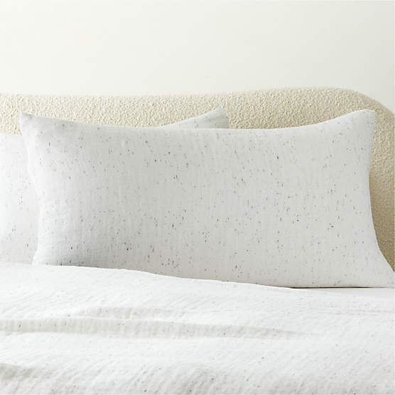 Nett Organic Cotton White King Pillow Shams Set of 2