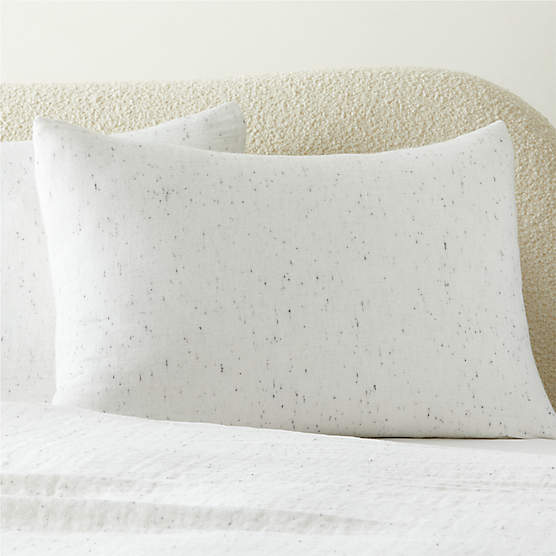 Nett Organic Cotton White Standard Pillow Shams Set of 2