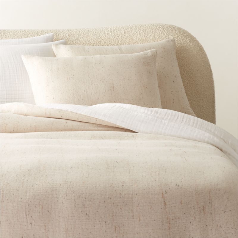 View Nett Organic Cotton Natural and Black King Duvet Cover details