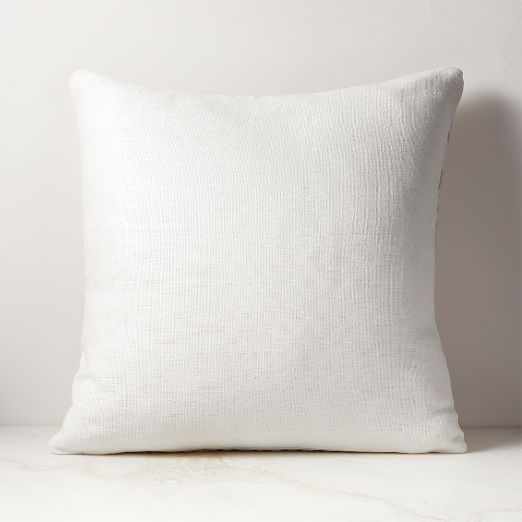 Network Grey Linen Throw Pillow Cover 20"x20" by Ackerman