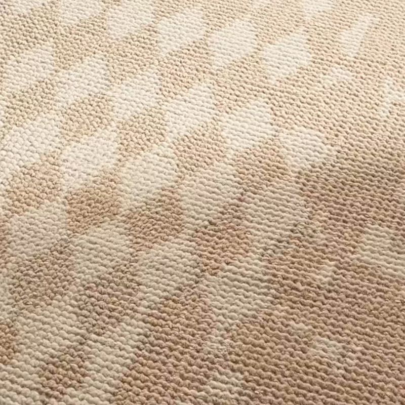 Neutro Hand-Knotted Sand and Warm White Abstract New Zealand Wool Area Rug 5'x8'
