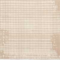 Neutro Hand-Knotted Sand and Warm White Abstract New Zealand Wool Rug Swatch 12"x12"