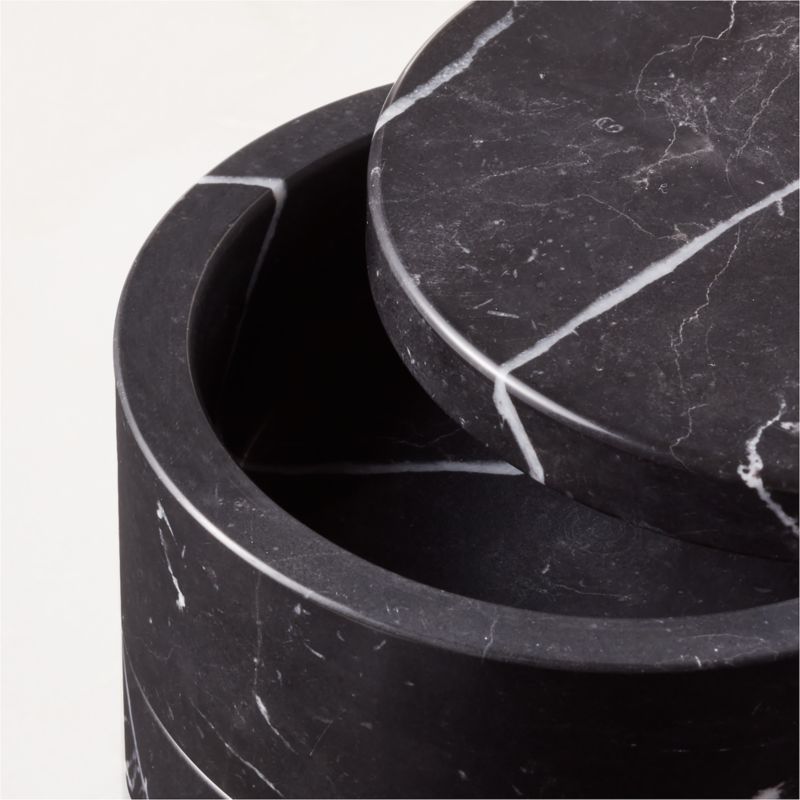 Nexus Black Marble Two-Tier Storage Box - image 4 of 6