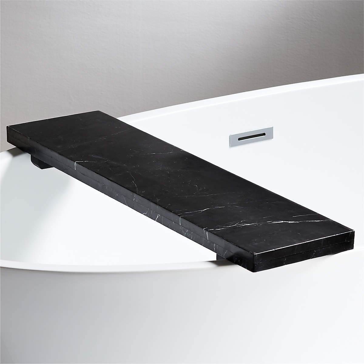 Nexus Black Marble Bath Accessories CB2