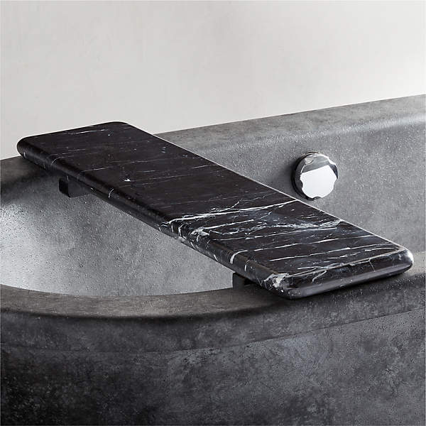 Black metal bath caddy new arrivals