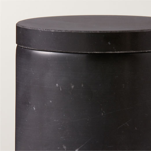 Nexus Large Black Marble Canister