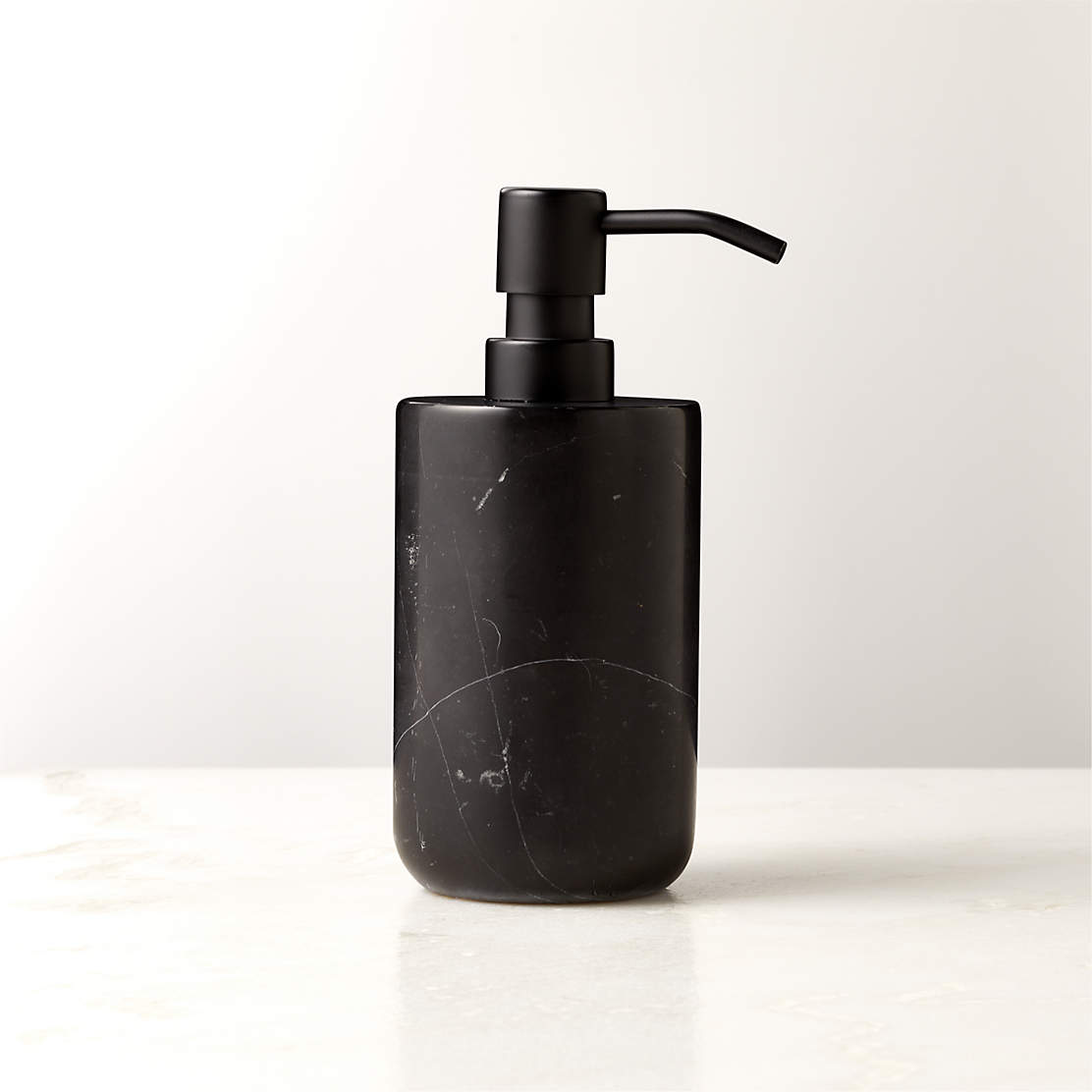 Nexus Black Marble Bath Caddy + Reviews CB2