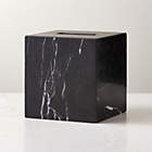 Nexus Black Marble Tissue Box Cover