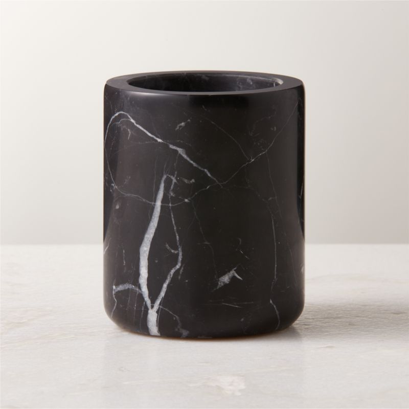 View Nexus Black Marble Toothbrush Holder details