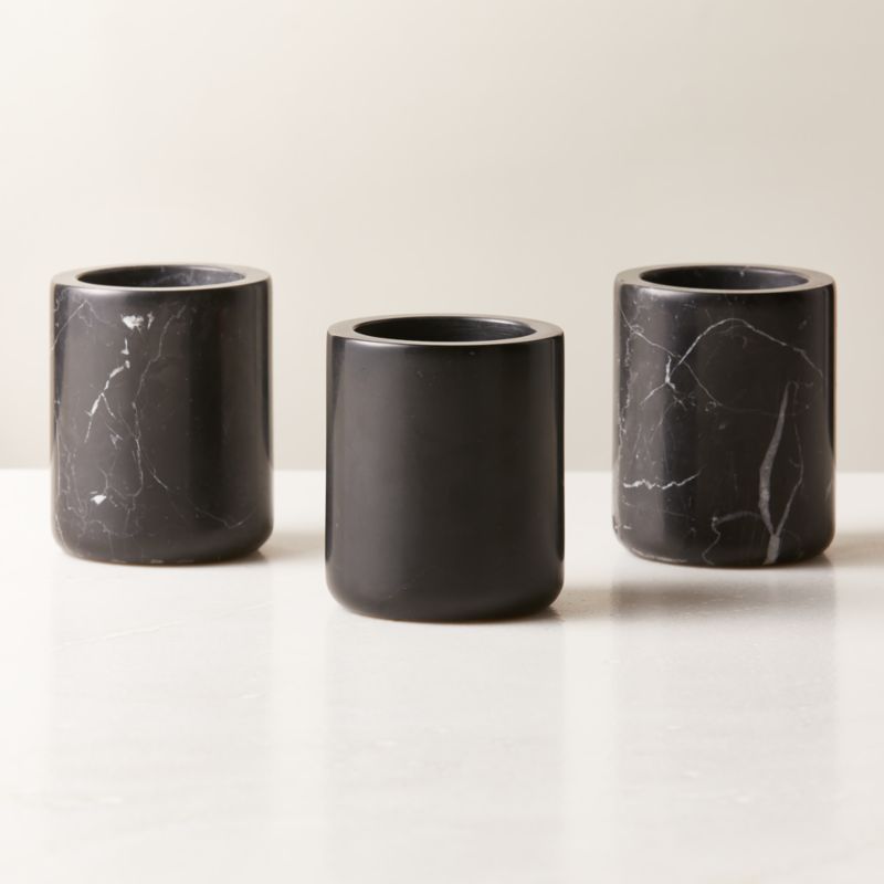 Nexus Black Marble Toothbrush Holder - image 3 of 5