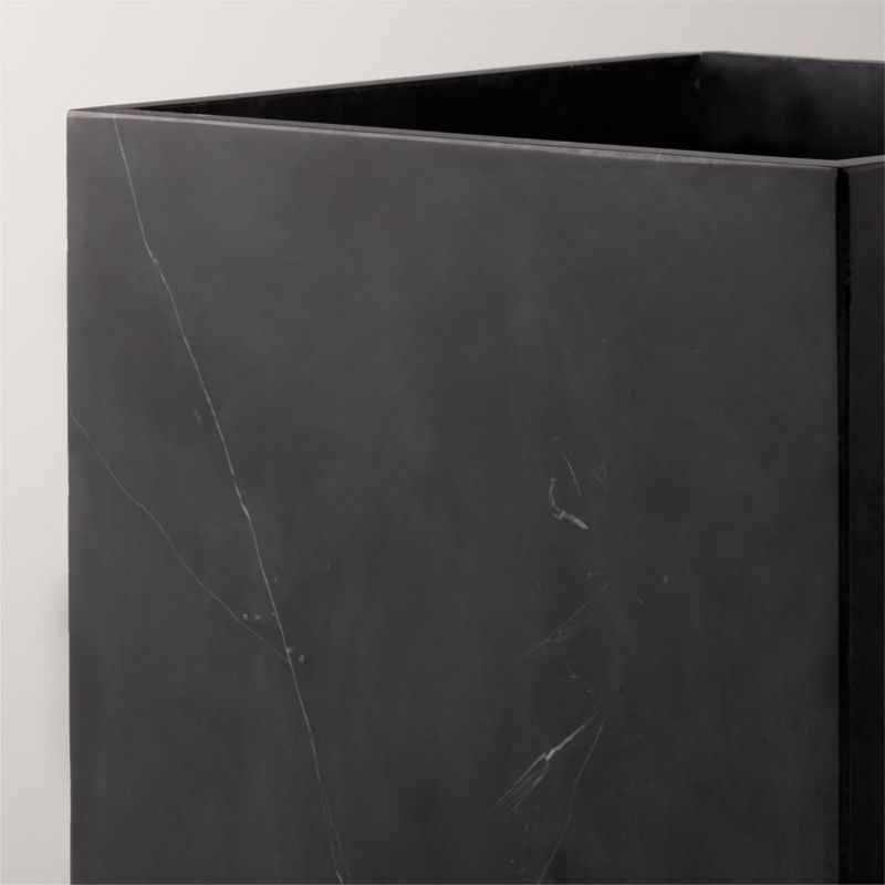 Nexus Black Marble Wastebasket - image 2 of 5