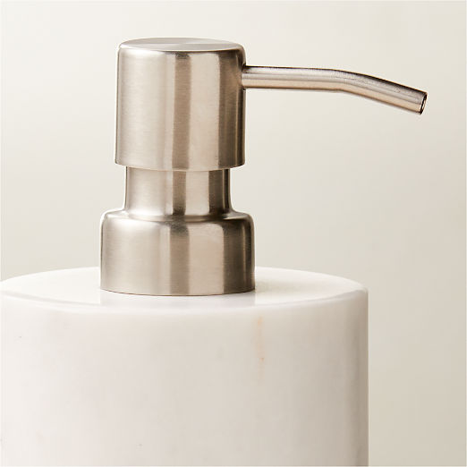 Nexus White Marble Soap Pump