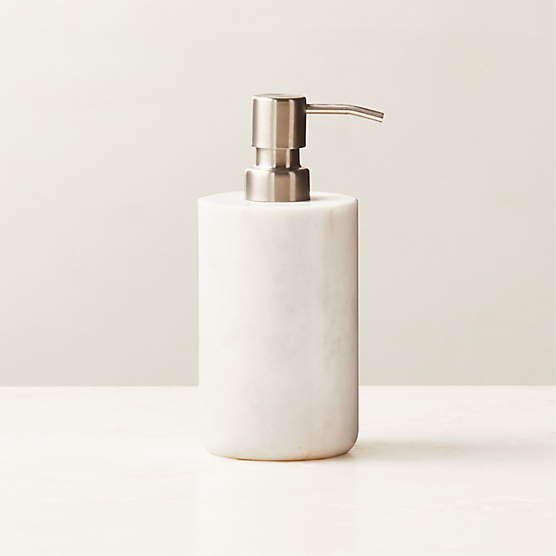 Nexus White Marble Soap Pump