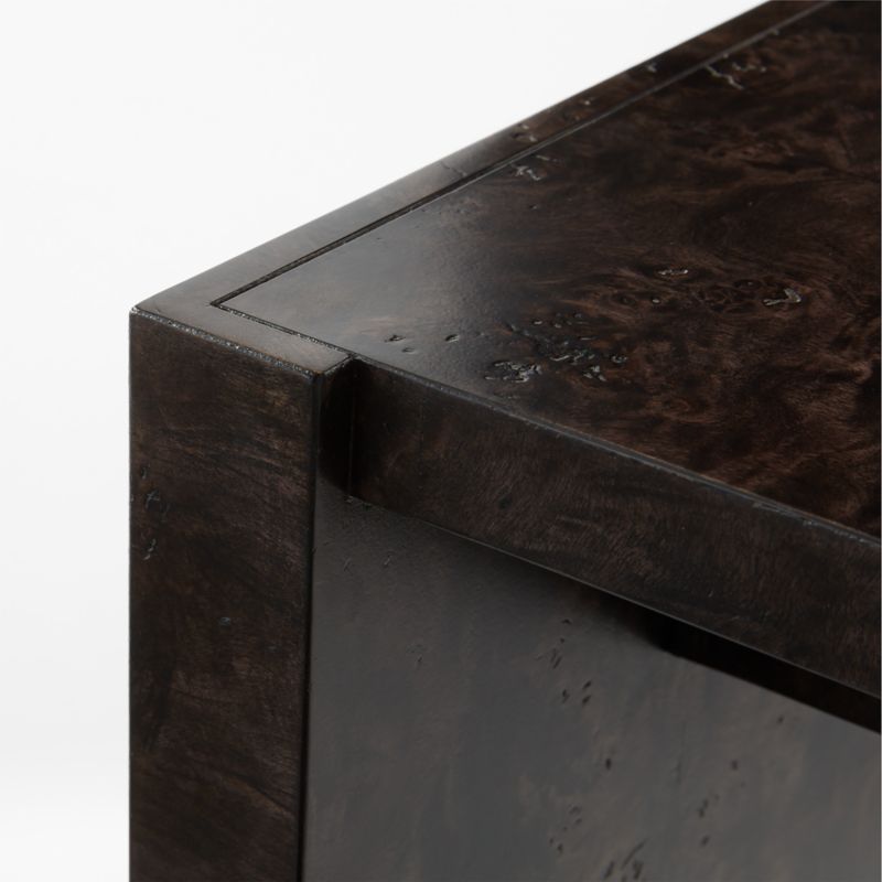 Niche 54" Black Burl Wood Console Table - image 6 of 7