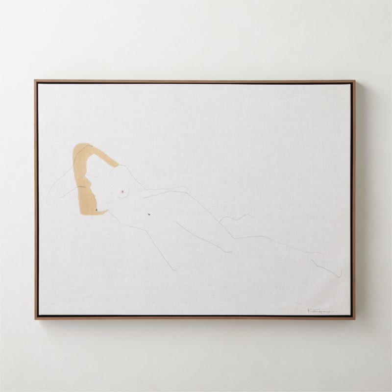 'Nicolina' Framed Giclee Art Print 48"x36" | CB2