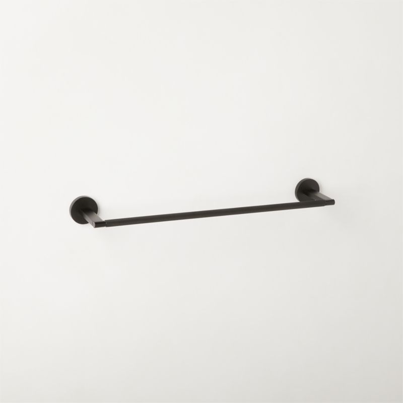 Kela Matte Black Towel Rack + Reviews