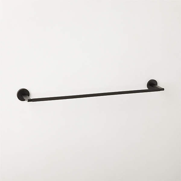 Blaine Modern Matte Black Towel Bars