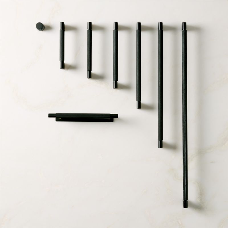 Nicolo Knurled Black Cabinet Knob - image 3 of 4