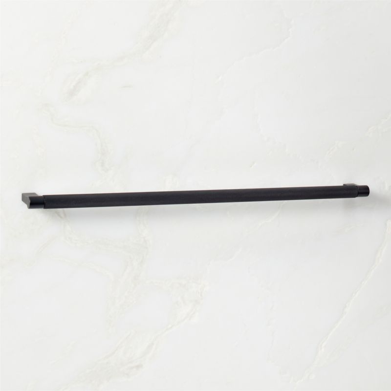 18" Nicolo Knurled Black Appliance Pull - image 3 of 5