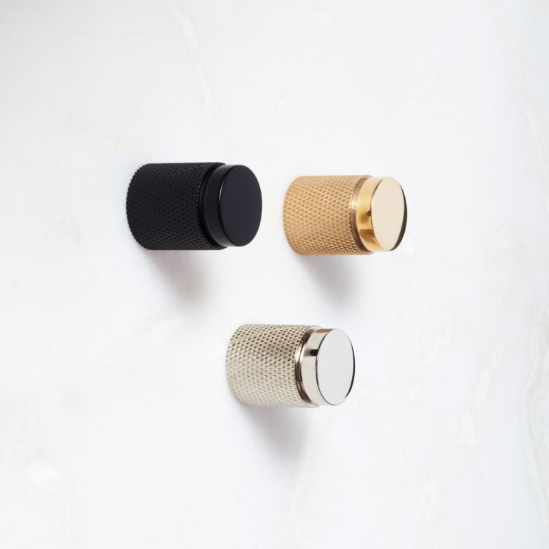 Nicolo Knurled Unlacquered Brass Knob 0.5 + Reviews