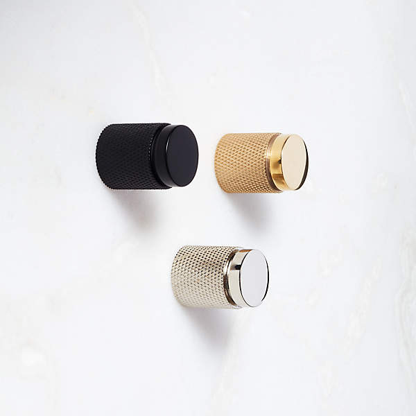 Nicolo Knurled Unlacquered Brass Knob 0.75 + Reviews