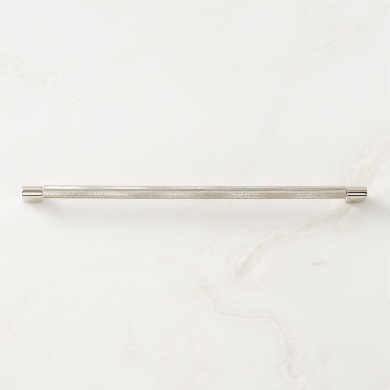 12" Nicolo Knurled Polished Nickel Handle - image 0 of 5