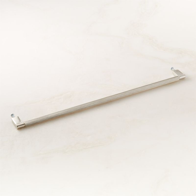 Nicolo Knurled Polished Nickel Handle 18'' - image 4 of 5