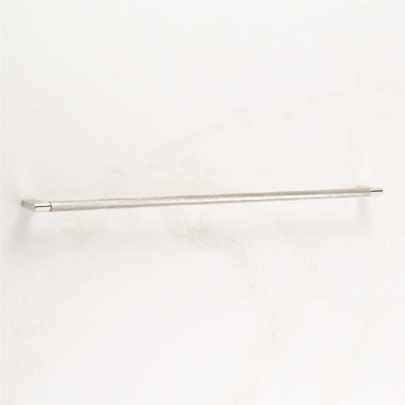 Nicolo Knurled Polished Nickel Handle 18'' - image 3 of 5