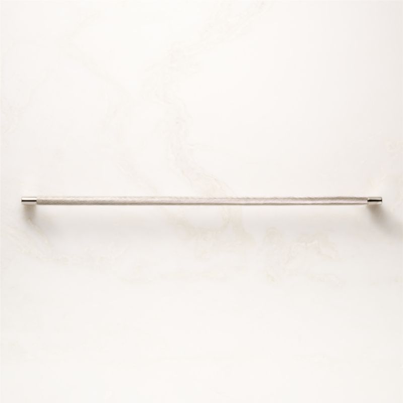 Nicolo Knurled Polished Nickel Handle 18'' - image 0 of 5