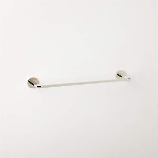 Nicolo Knurled Polished Nickel Wall Mount Toilet Paper Holder +