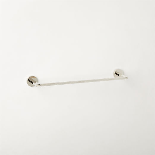 Nicolo Knurled Polished Nickel Towel Bar 18''