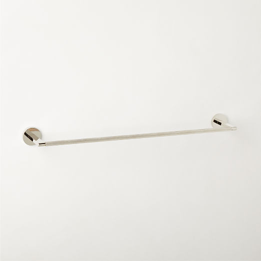 Nicolo Knurled Polished Nickel Towel Bar 24''